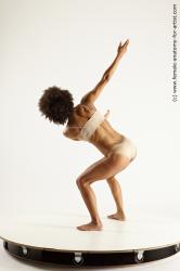 Underwear Woman Black Sitting poses - ALL Slim medium brown Sitting poses - simple Multi angle poses Academic